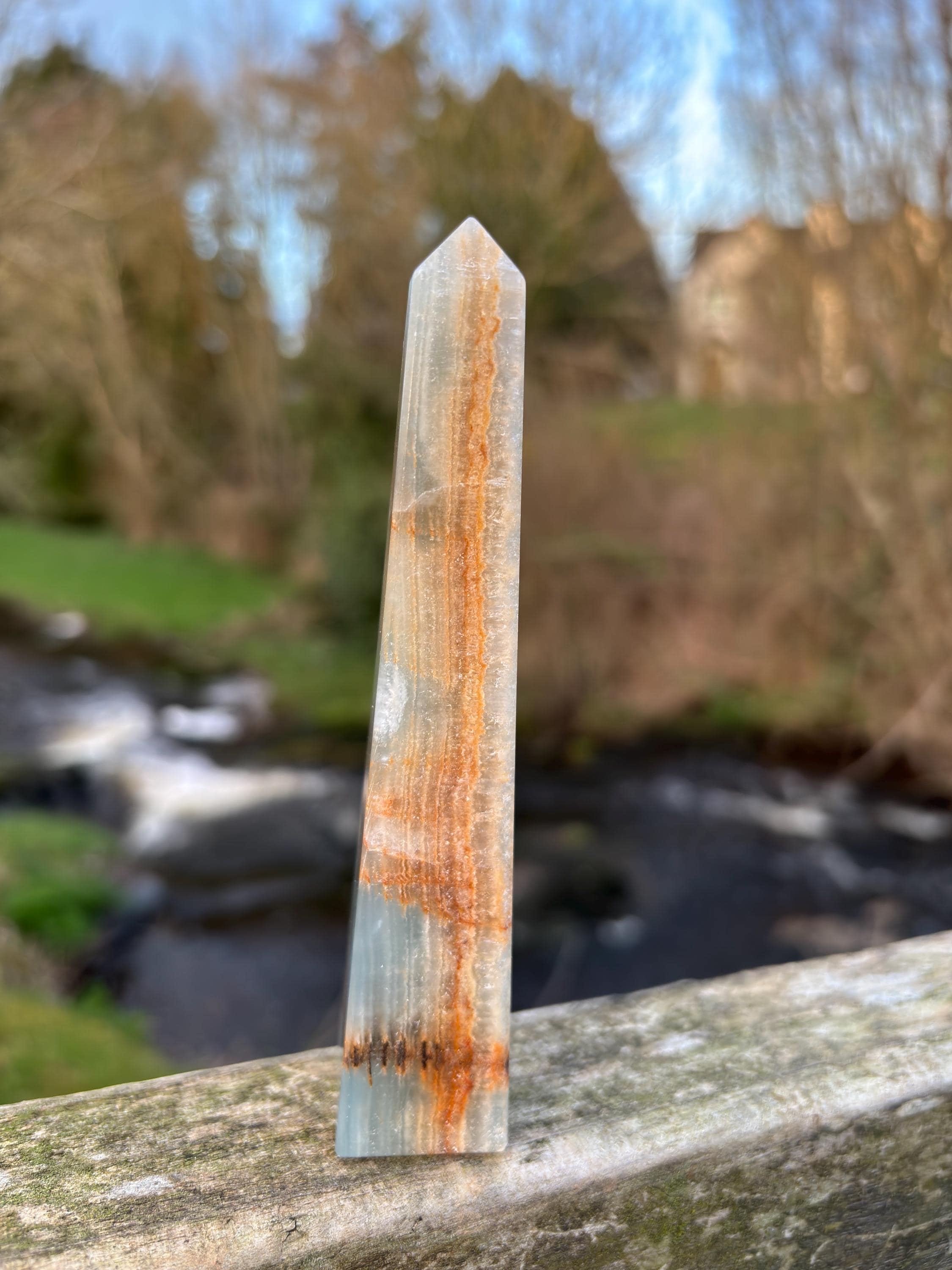 Blue Kyanite Obelisk | Polished Crystal Tower | Throat Chakra Stone | Energy Alignment Crystal | Natural Mineral