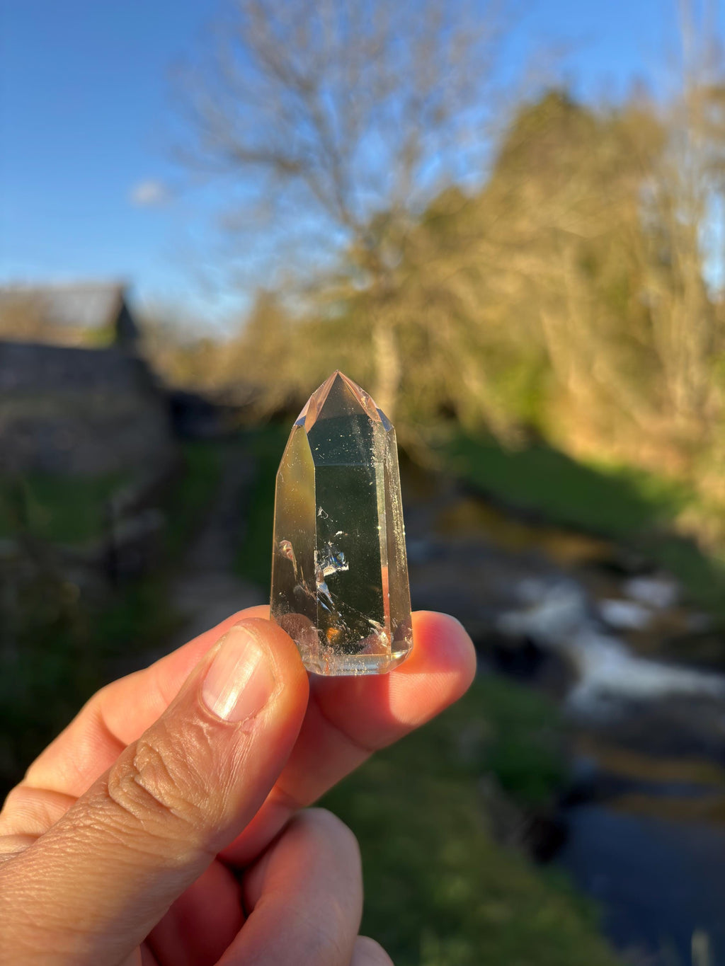 Natural Citrine Polished Point | High Clarity Crystal from Minas Gerais Brazil | Untreated Citrine | Abundance Stone | Healing Crystal