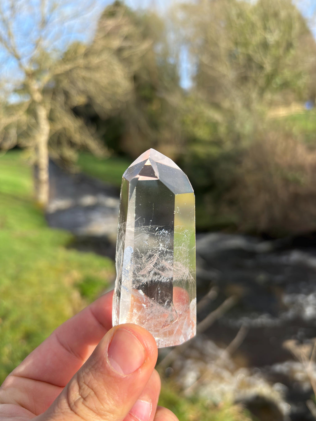 Rare Quartz Point | Internal Finger Crystal, Collector Specimen