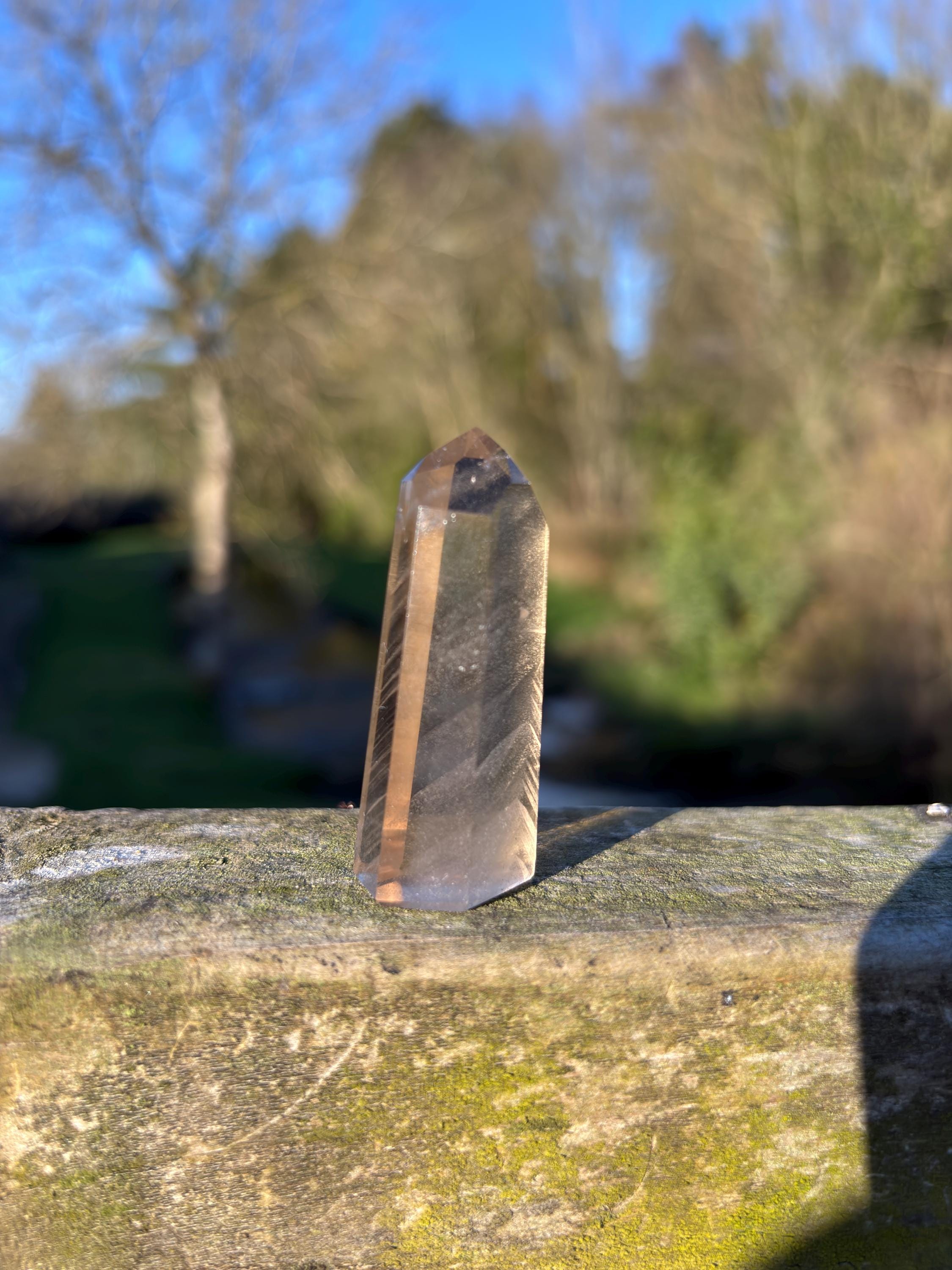 Natural Citrine Tower | Aracuaí Brazil Crystal | Genuine Citrine Point | Abundance Stone | Polished Quartz High Quality Healing Crystal