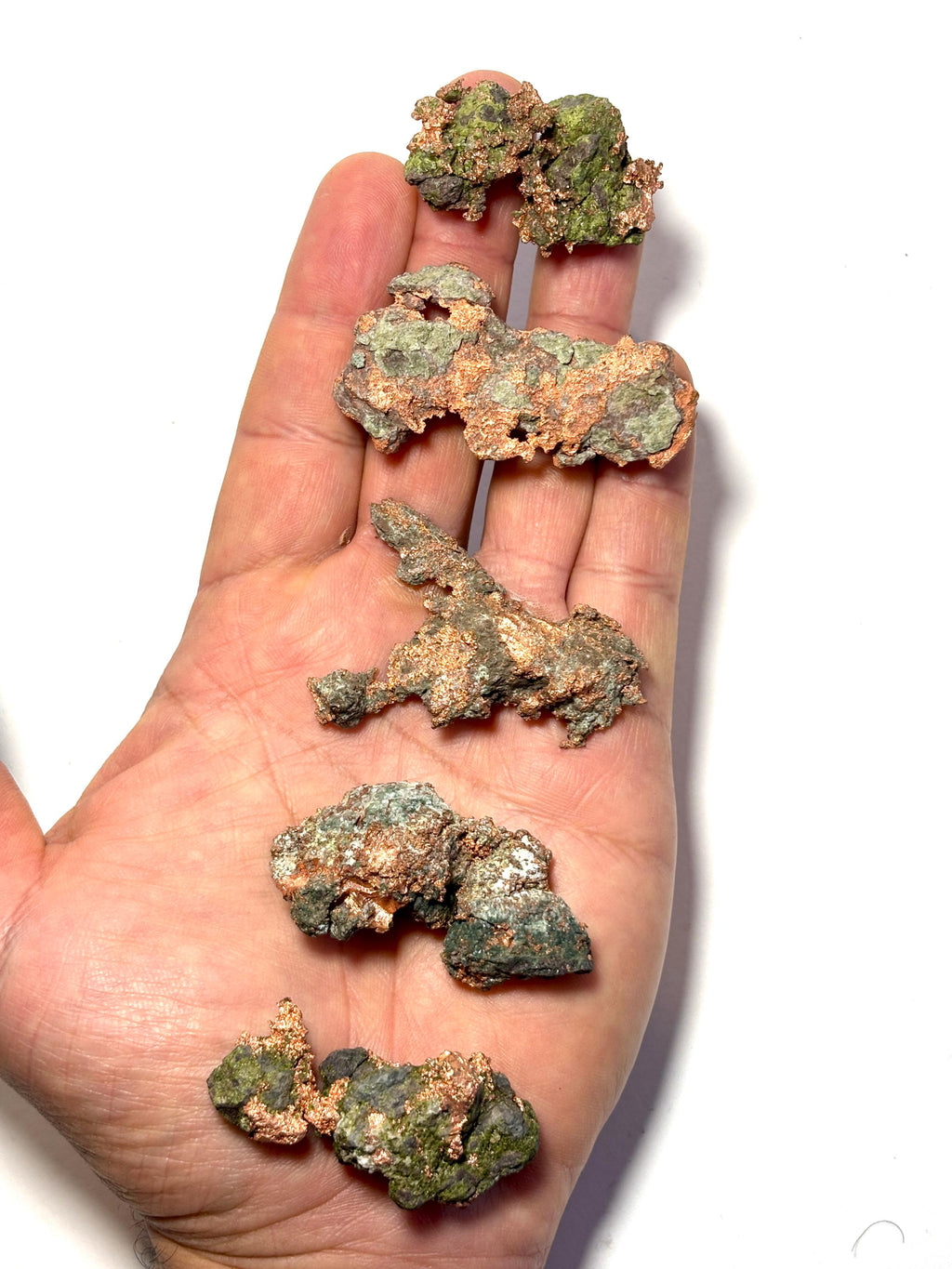 Natural Copper in Matrix Specimen - Michigan Copper Mineral for Collectors & Display