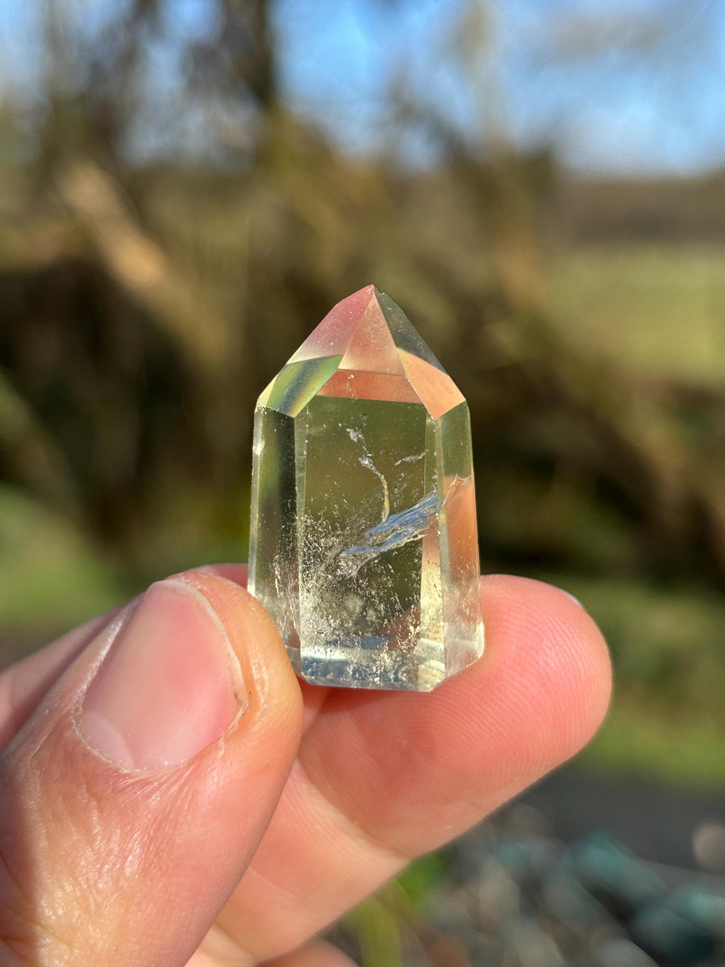 Natural Citrine Point | Mini Polished Crystal, Brazilian Stone