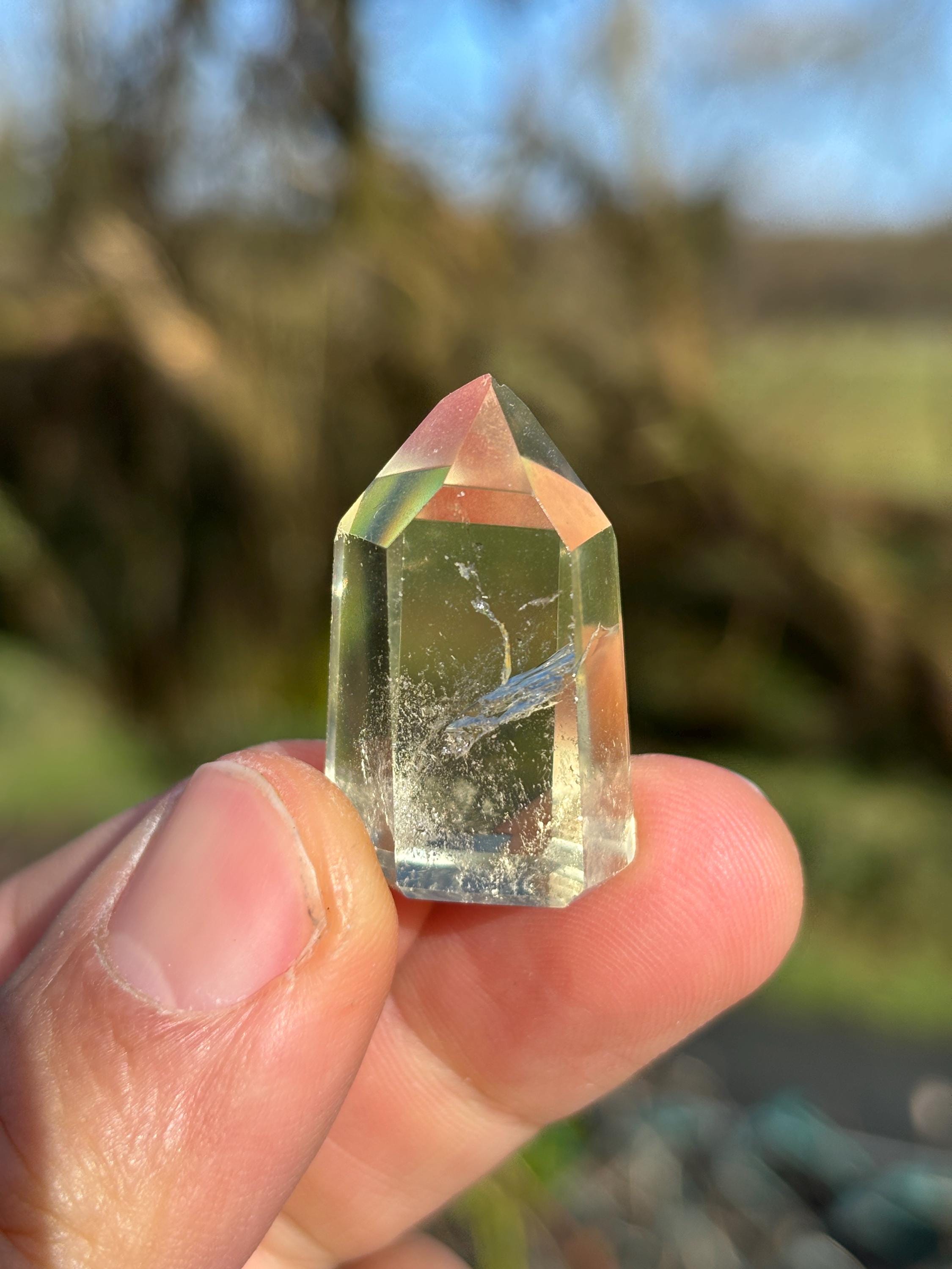 Natural Citrine Point | Mini Polished Crystal, Brazilian Stone