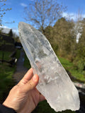 Large Lemurian Quartz Point 27cm | Brazilian Crystal 2.3kg | Master Healer | Collector Specimen | High Vibration Stone