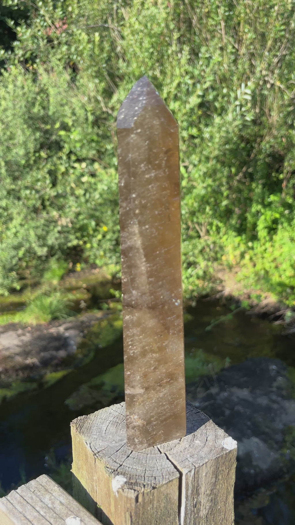 Large Extra Quality Polished Smoky Quartz Point | Natural Brazilian Smoky Crystal Tower | Premium Home Decor Mineral Specimen