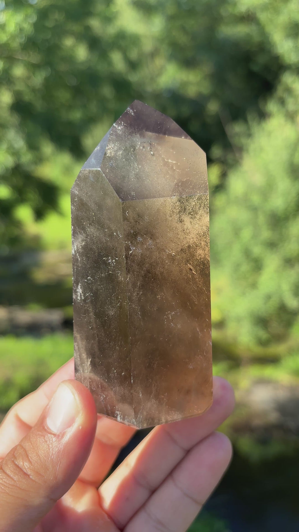 Extra Quality Polished Smoky Quartz Point | Natural Brazilian Crystal Tower | Premium Home Decor Crystal | Collector Mineral Specimen